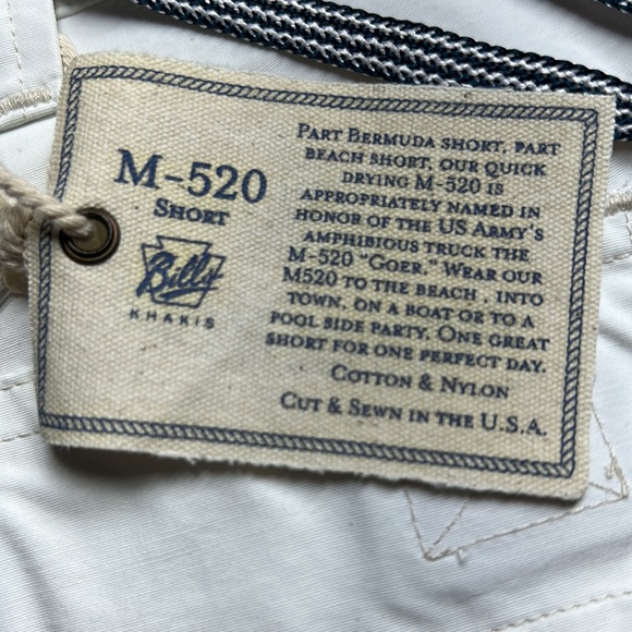 Bills Khakis part Bermuda short part beach short cotton and nylon size 44 46 USA - Picture 4 of 17